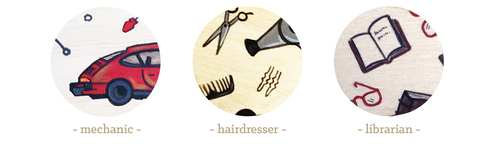 papillon legno accessori legno